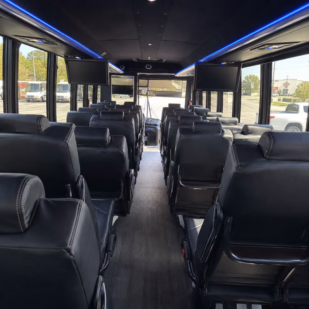 Burbank Airport Shuttle & Transportation party bus exterior