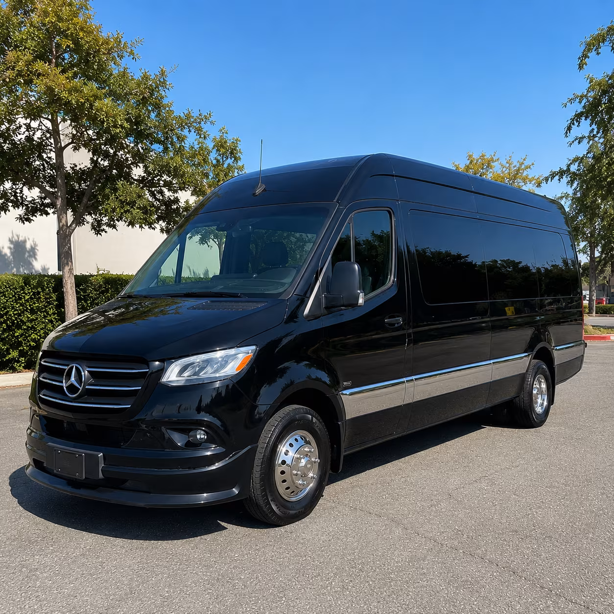 Burbank Airport Shuttle & Transportation party bus interior