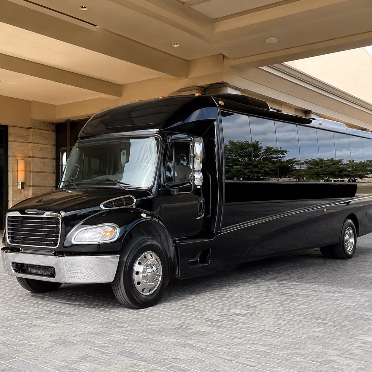 Burbank Airport Shuttle & Transportation party bus exterior
