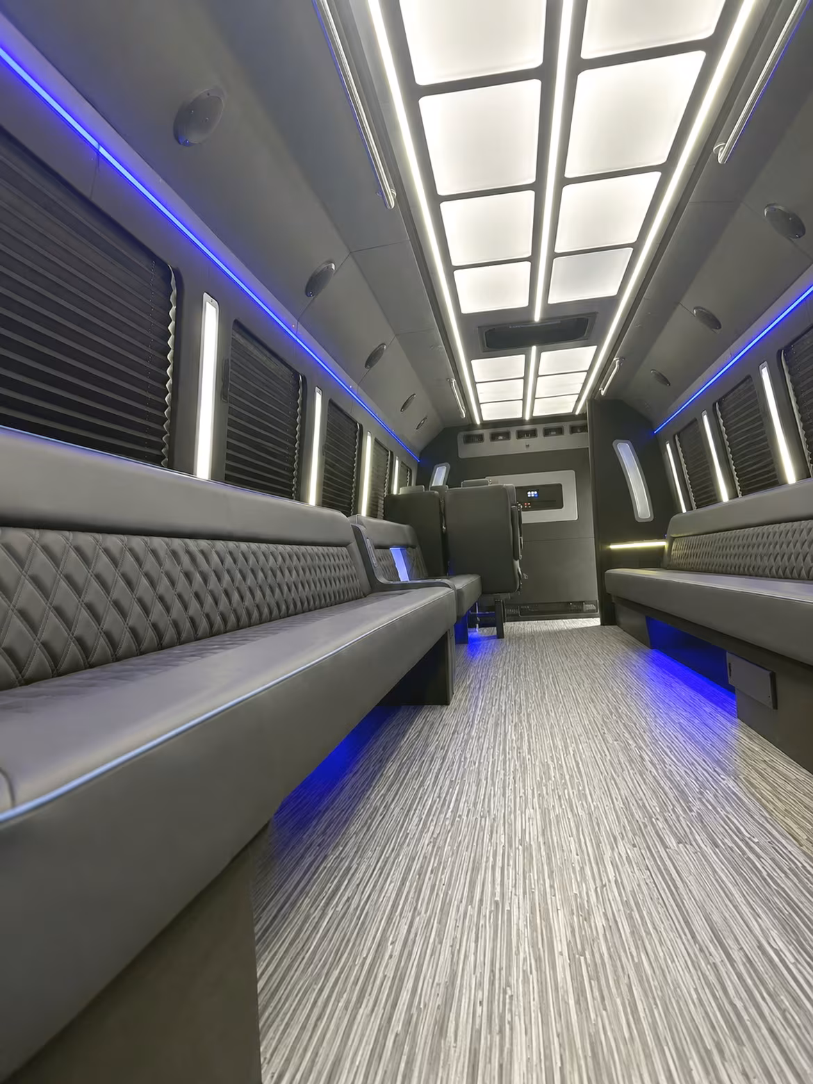 Burbank Bachelor & Bachelorette Transportation party bus interior