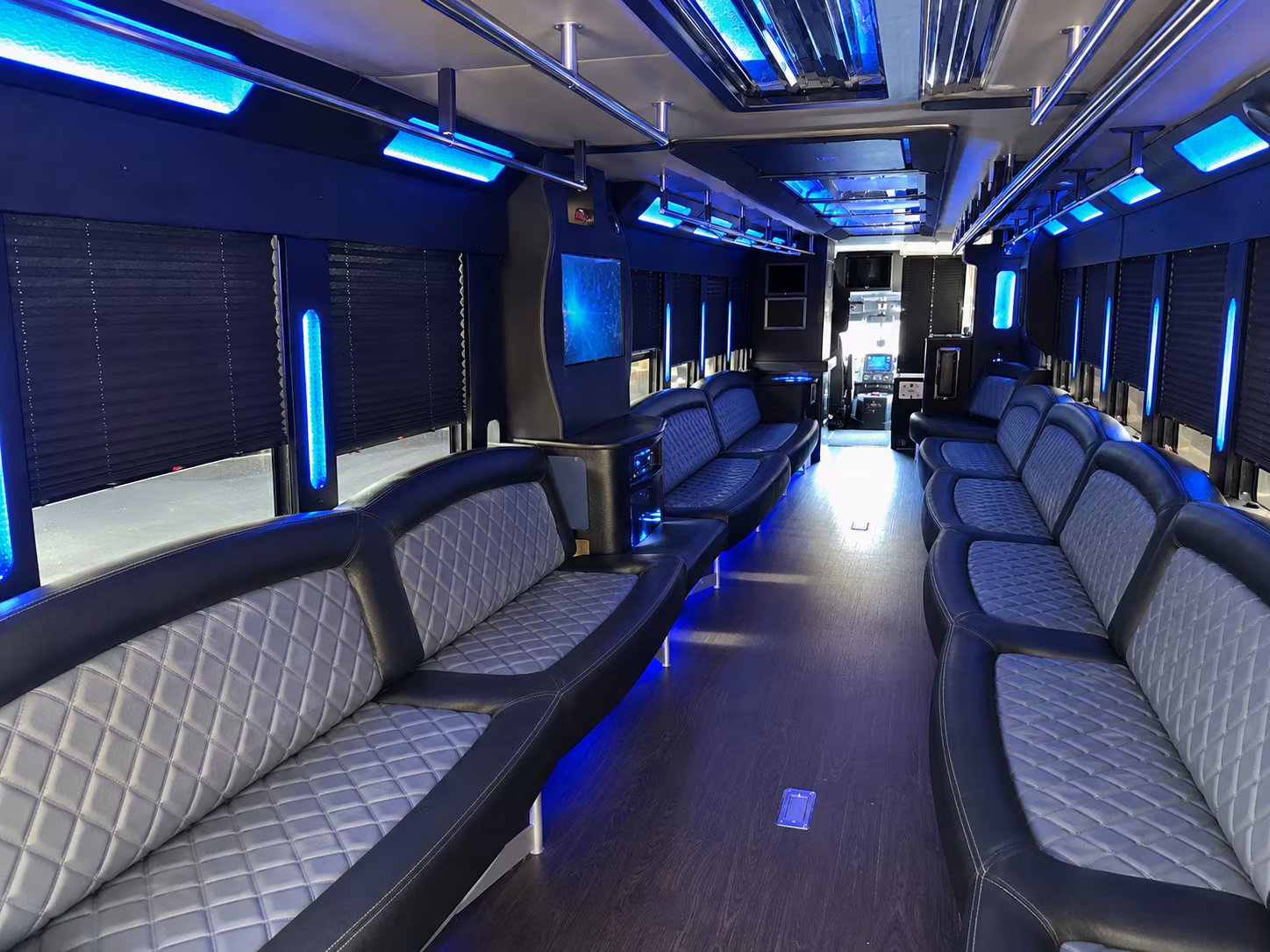 Burbank Bachelor & Bachelorette Transportation party bus exterior