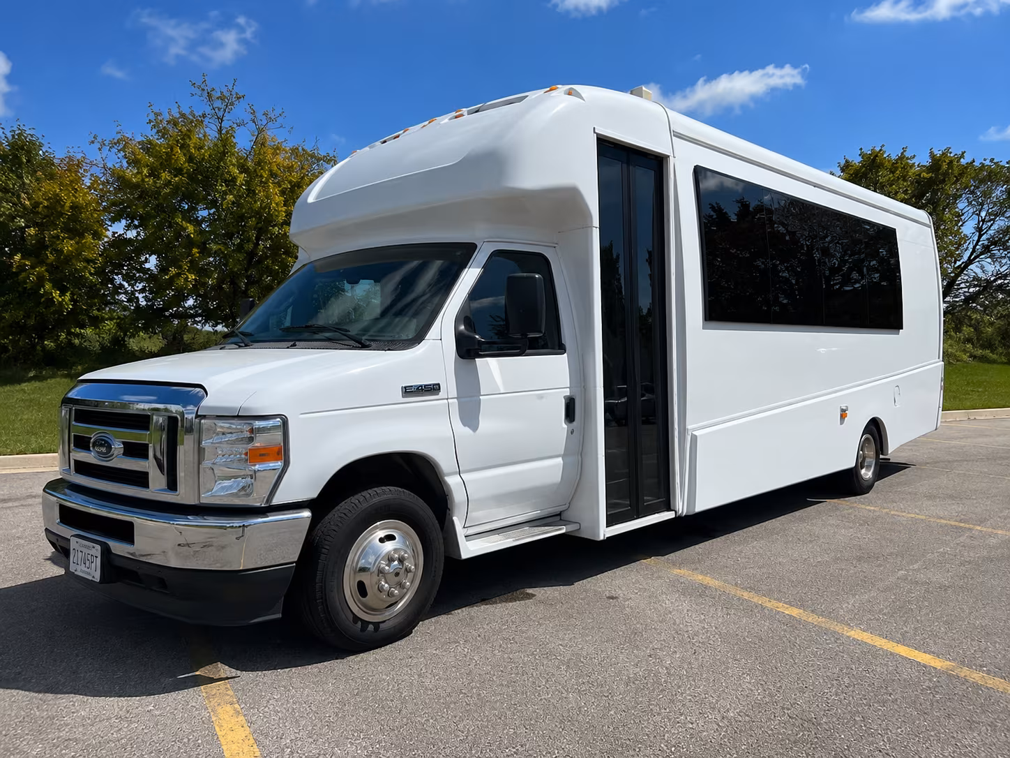 Burbank Concert & Music Festival Transportation party bus exterior
