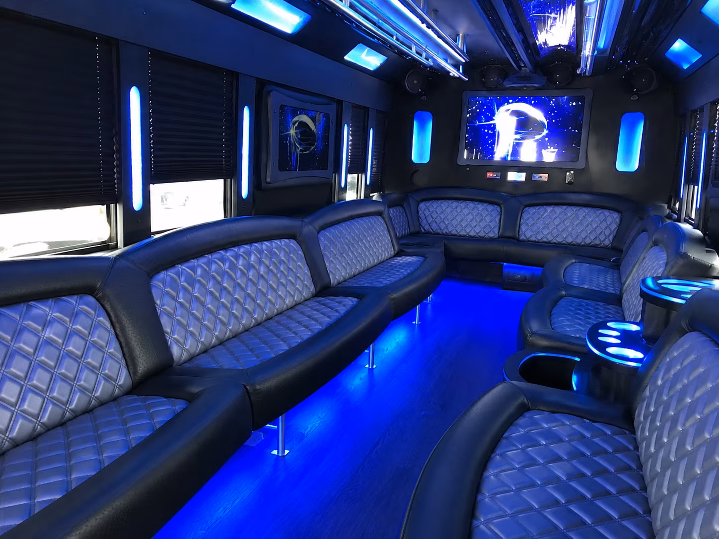 Burbank Concert & Music Festival Transportation party bus exterior
