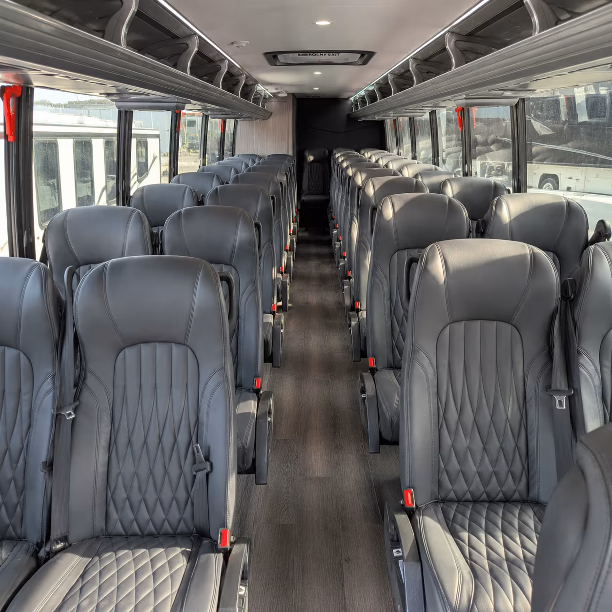 Burbank Corporate Transportation party bus exterior
