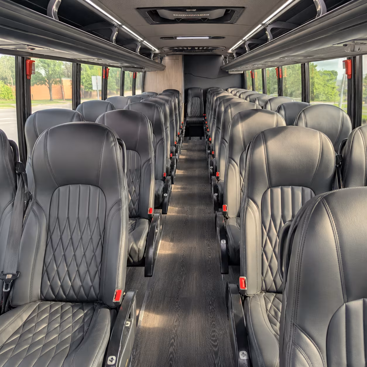 Burbank Corporate Transportation party bus exterior