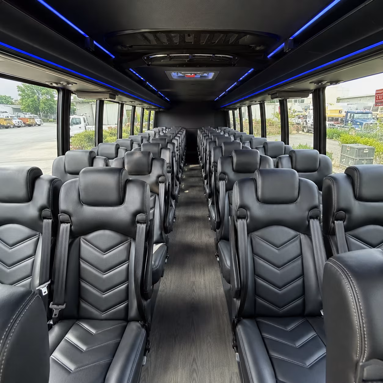 Burbank Corporate Transportation party bus exterior