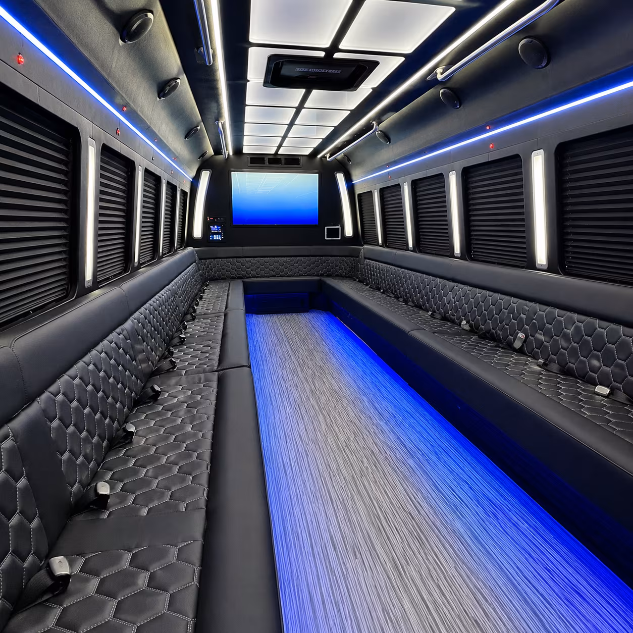 Burbank Prom & Homecoming Transportation party bus exterior
