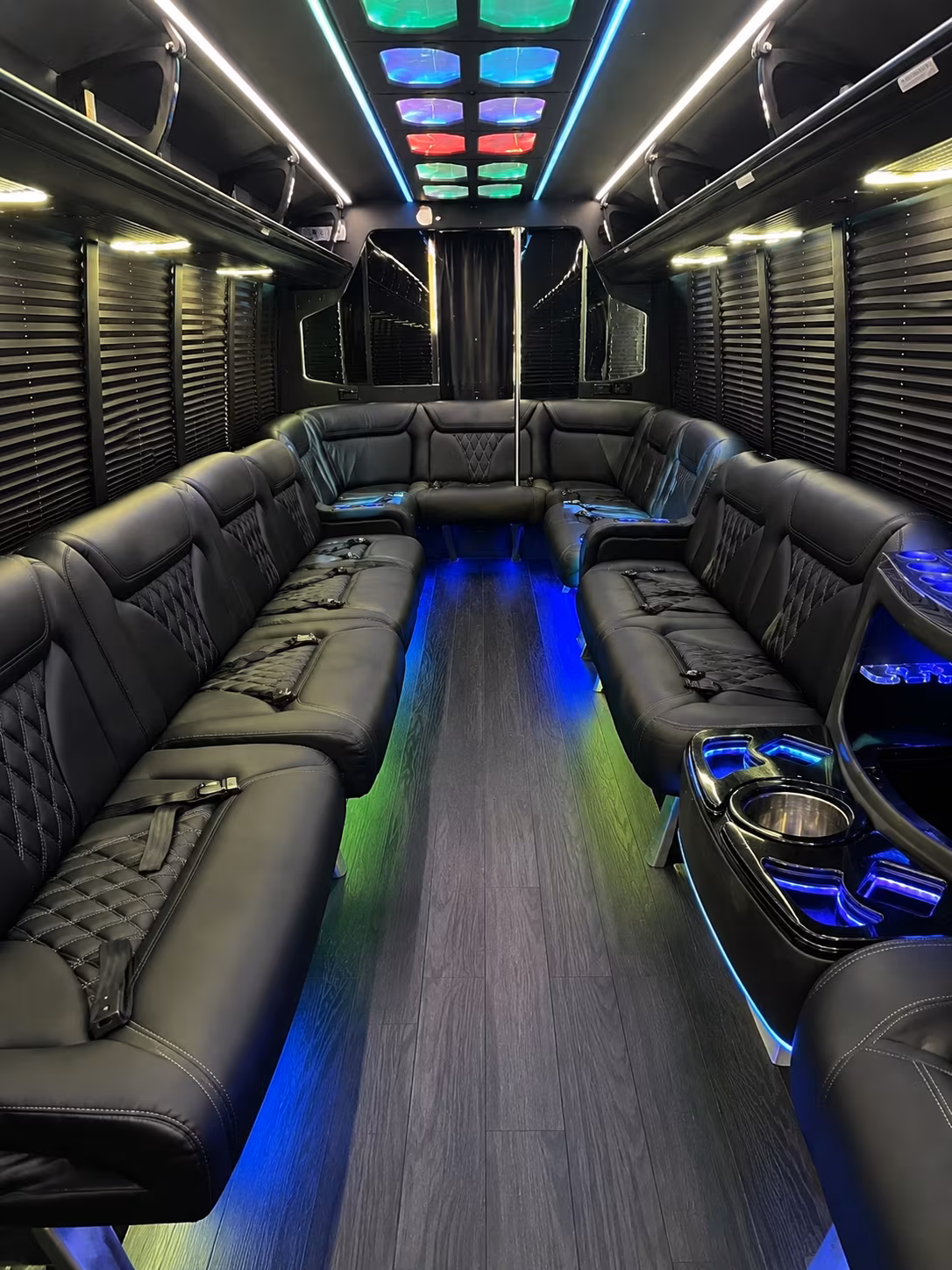 Burbank Winery Tour & Pub Crawl Transportation party bus exterior
