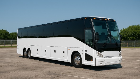 Exterior of Charter Bus Company Los Angeles's 40 Passenger Party Bus in Los Angeles